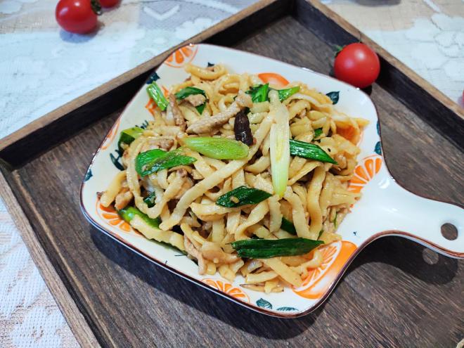 家常炒面（自制面条）