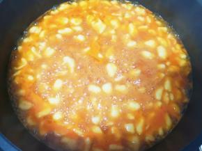 大火烧开以后转小火煮8分钟。