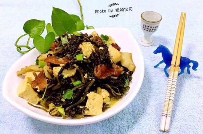 雪里蕻炖豆腐