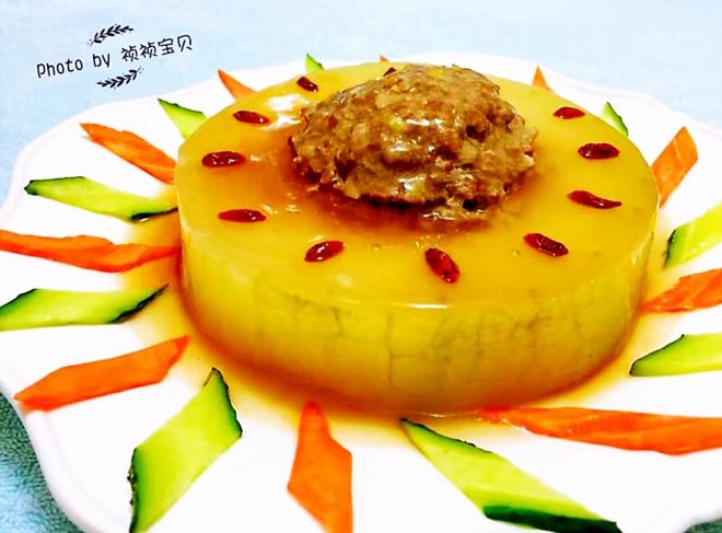 太阳冬瓜蒸肉丸
