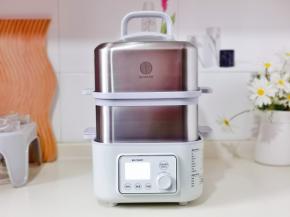 盖上盖子，蒸15分钟。