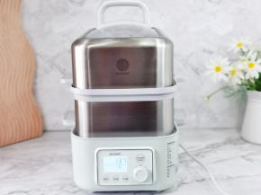 盖上盖子，下炖上蒸1：40分钟。