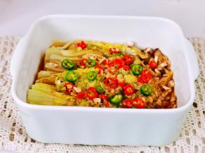 娃娃菜吸收了辣味，特别过瘾。