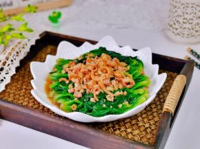 上汤菠菜就做好啦！