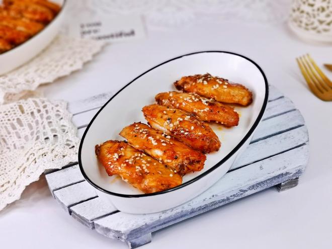 黑胡椒酱烤鸡翅