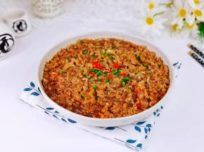 粉条与肉糜的经典搭配。