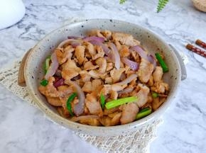 鲜香味美的洋葱炒肉片就好了。