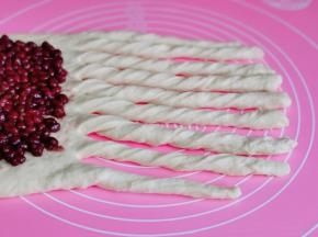 再把每一根像扭麻花一样的手法扭起来。