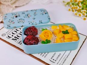 装入便当盒中，带到办公室～