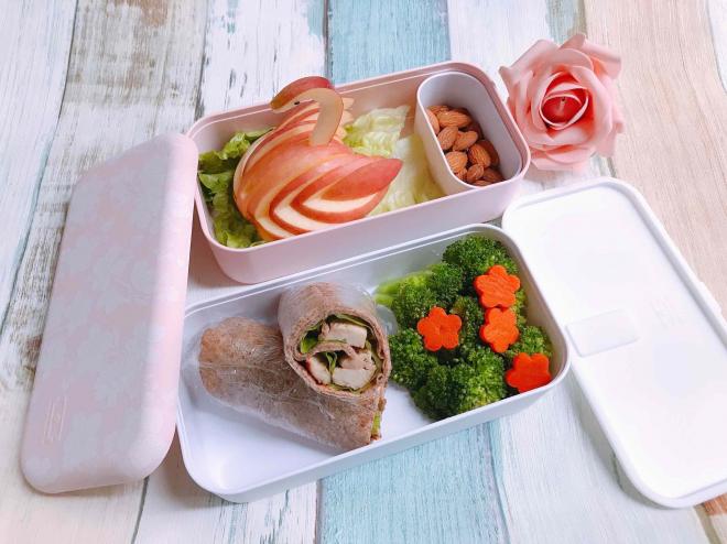 黑麦鸡腿卷饼便当