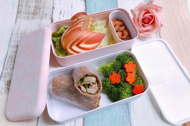 黑麦鸡腿卷饼便当