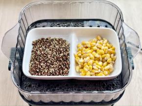 蒸好啦～用水煮熟后捞出沥水也可以；