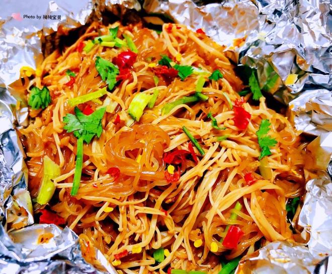 锡纸粉丝金针菇