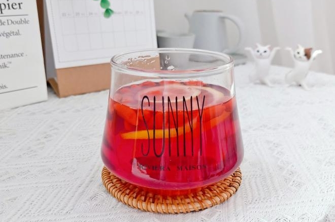 洛神花枸杞柠檬茶