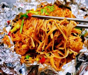 金针菇入口鲜嫩脆爽混搭粉丝的Q弹让人欲罢不能