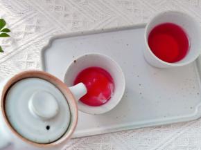 看茶色也相当地喜人！