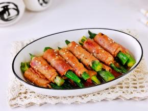 培根无论卷什么蔬菜都特别喜欢。