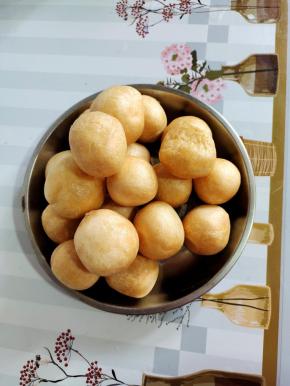 准备40个油面筋备用！