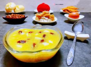 早餐来一碗热乎乎的葡萄干山药小米粥是非常不错的选择
