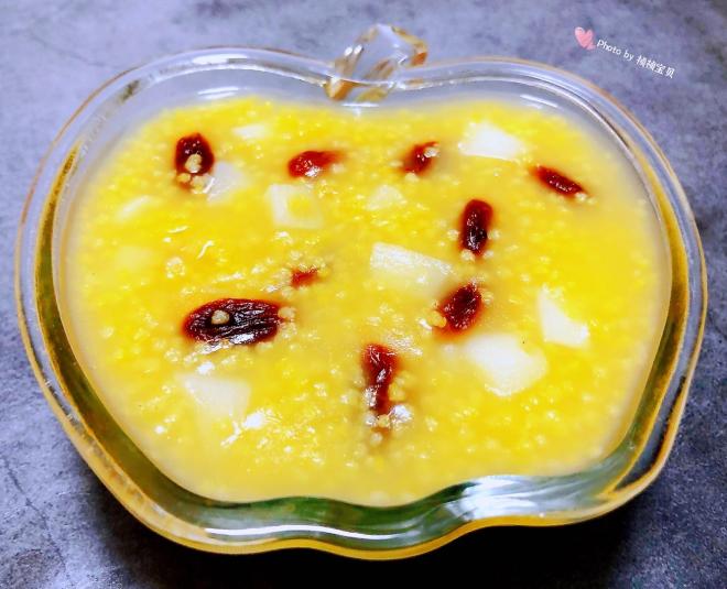 山药葡萄干小米粥