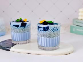 三重口感的饮品。