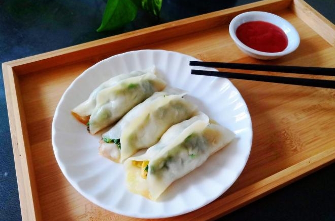 韭菜锅贴