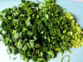 韭菜切末