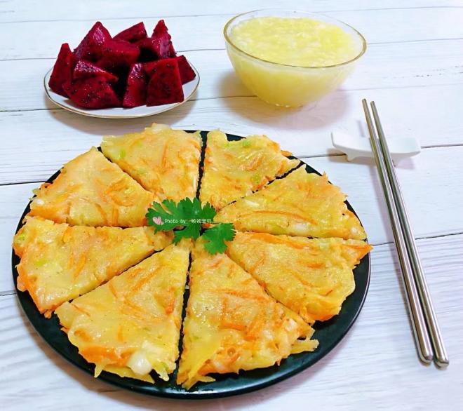 黄金土豆胡萝卜饼