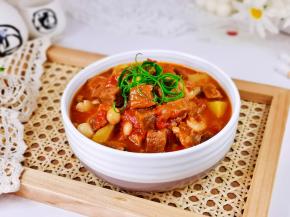 牛肉吸收了番茄味，嗲。