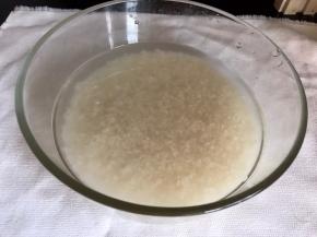 大米浸泡半小时