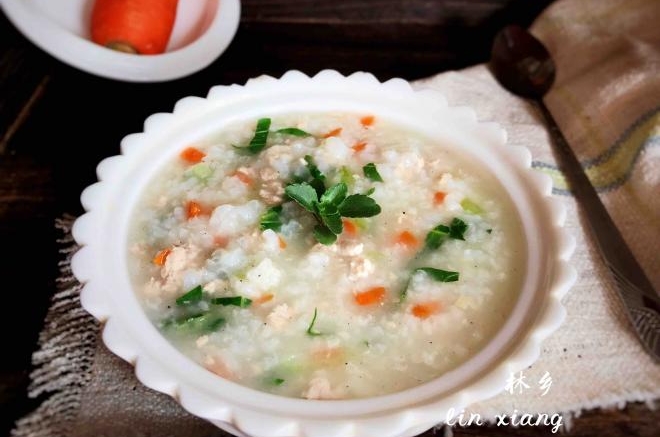蔬菜瘦肉粥