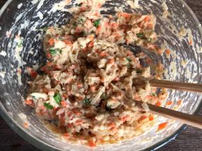 搅拌至顺滑浓稠糊状