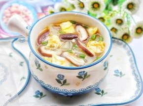 撒葱花，完成。