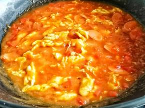 把汤汁烧至浓稠。