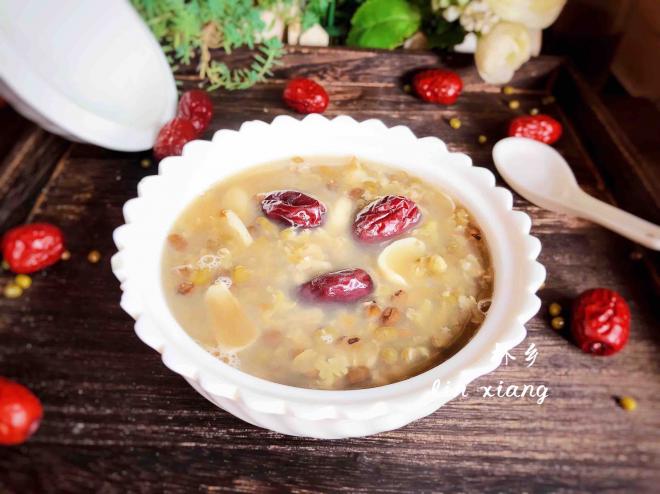 红枣百合绿豆汤