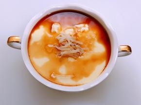摆上蒸熟的元贝丝