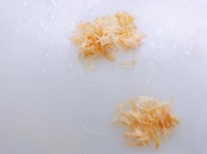 泡软的元贝撕成细丝