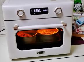 上下管135度烤50分钟，取出倒扣晾凉脱模。