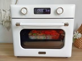 烤箱上下火190度烤30分钟，西兰花烤十分钟左右可以提前拿出来，这样颜色也好看。