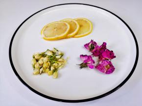 柠檬茉莉花茶。