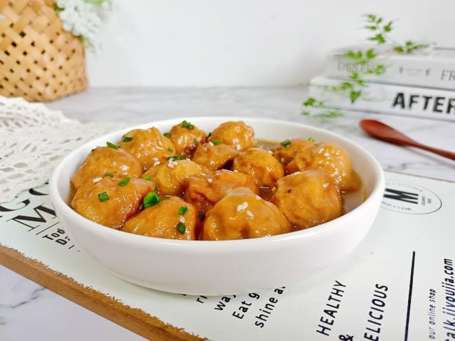 红烧油面筋塞肉