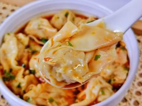 好吃又好看的云吞。