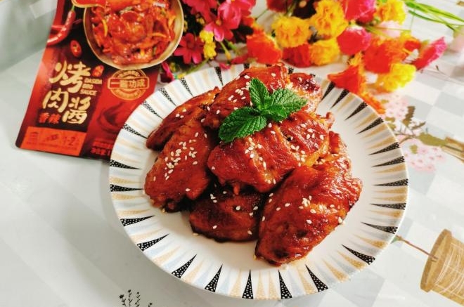 香辣烤鸡翅