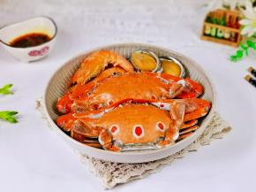 热气海鲜，简单又好吃。