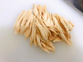 泡软后改刀成片