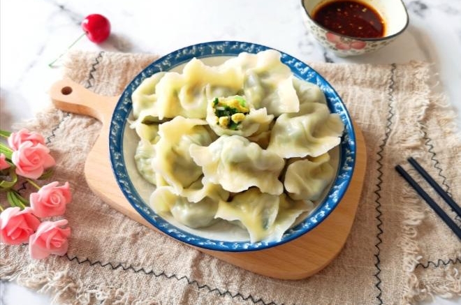 韭菜粉条鸡蛋馅饺子