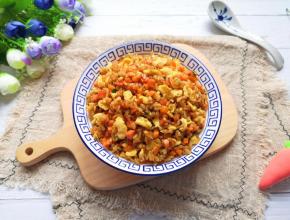 超级好吃的酱油蛋炒饭。