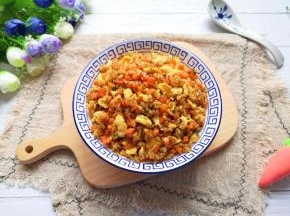 超级好吃的酱油蛋炒饭。