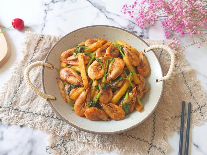 土豆香辣虾