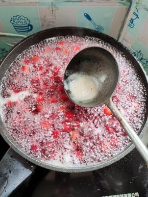 边煮边撇去浮沫儿！